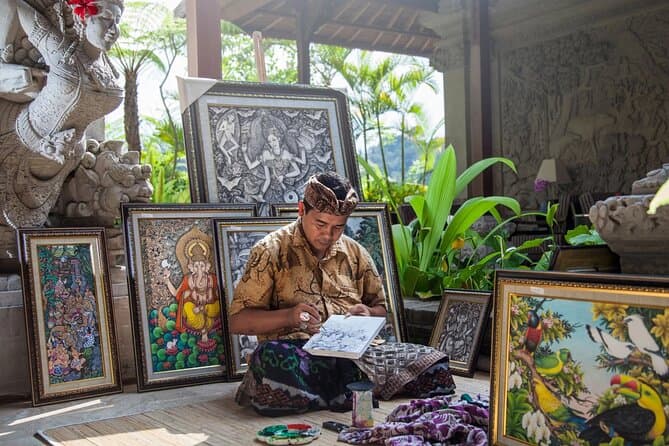 Ubud Art Village Tour: Barong Dance, Silver, Painting,Wood Carving & Batik Collection Image 5